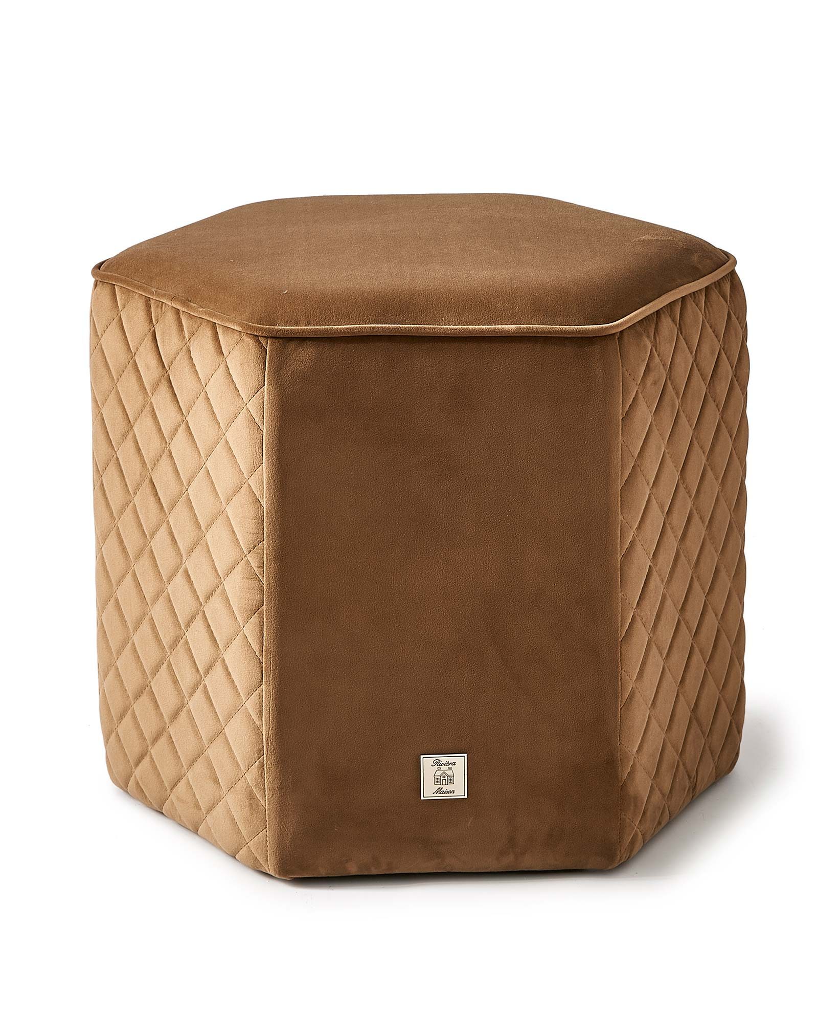 Riviera Maison hocker Parklane Caramel 4320003 1