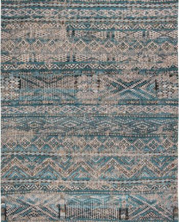 Louis De Poortere teppich LX 9110 Antiquarian Kilim Zemmuri Blue