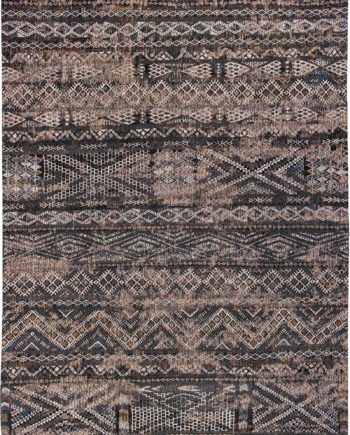 Louis De Poortere teppich LX 9113 Antiquarian Kilim Black Rabat