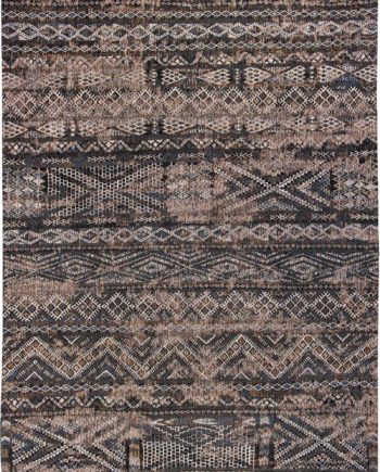 Louis De Poortere teppich LX 9113 Antiquarian Kilim Black Rabat