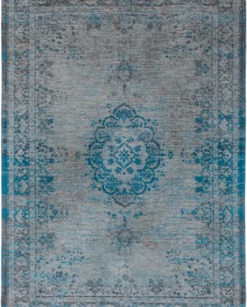 teppich Louis De Poortere LX 8255 Fading World Medaillon Grey Turquoise