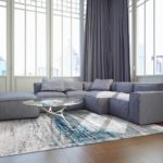 teppich Louis De Poortere LX 8421 Mad Men Griff Bronx Azurite interior