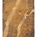 Louis De Poortere teppich Cities New York 9315 Gatsby Gold