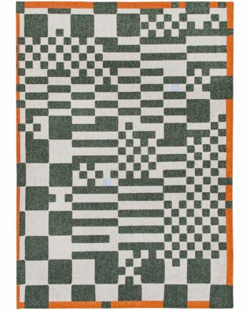 Louis De Poortere teppich Craft Chess 9339 Deep Green