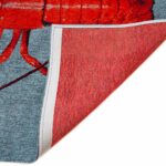 Louis De Poortere teppich Pop 9389 Steam Red back