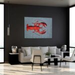 Louis De Poortere teppich Pop 9389 Steam Red interior 1