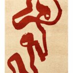 Louis De Poortere teppich Craft Ribbon 9847 Imperial Red