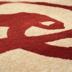 Louis De Poortere teppich Craft Ribbon 9847 Imperial Red zoom 2