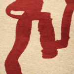 Louis De Poortere teppich Craft Ribbon 9847 Imperial Red zoom vertical