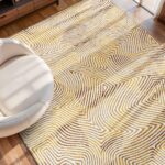 Louis De Poortere teppich Meditation Coral 9799 Coral Yellow Hippy Ambiance1