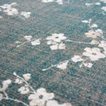Louis De Poortere teppich Sakura 9850 Sakura Lake Blue zoom vertical